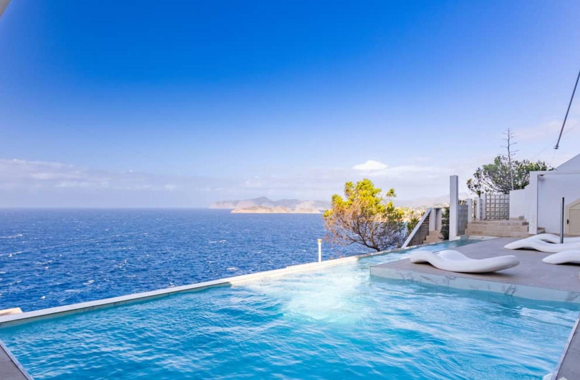 Exclusive Seafront Villa,Private Pool,Gym,Bbq El Toro  Εξωτερικό φωτογραφία